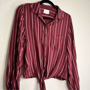 American eagle, button-down, front tie top 🌺XS 🌺 oversized